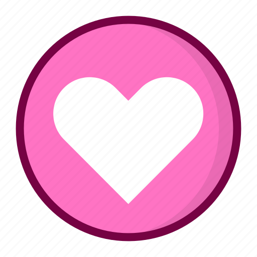 Favorite, heart, love, pink icon - Download on Iconfinder