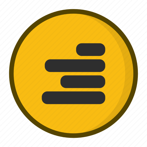 Alignment, right alignment, text alignment icon - Download on Iconfinder