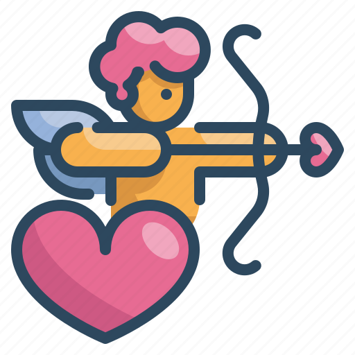 Arrow, cupid, heart, love, married, valentines, wedding icon - Download on Iconfinder