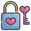heart, key, lock, love, married, valentines, wedding