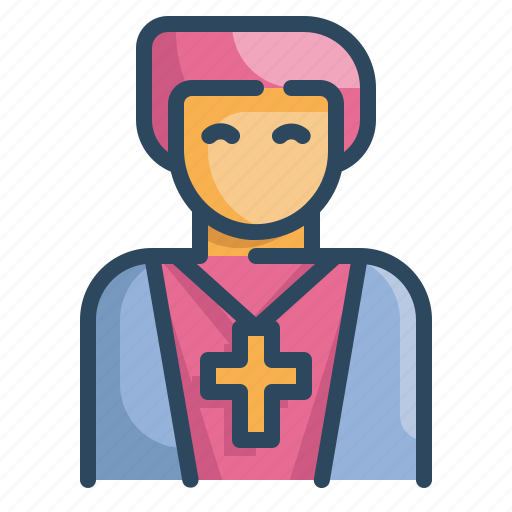 Avatar, christian, man, pastor, people, priest, religious icon - Download on Iconfinder