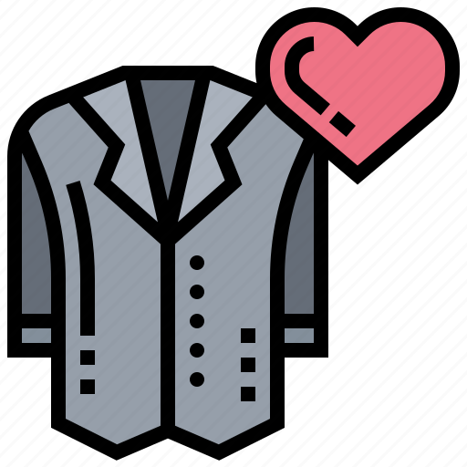 Groom, heart, suit, tuxedo, wedding icon - Download on Iconfinder