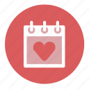calendar, couple, date, heart, love, red, wedding