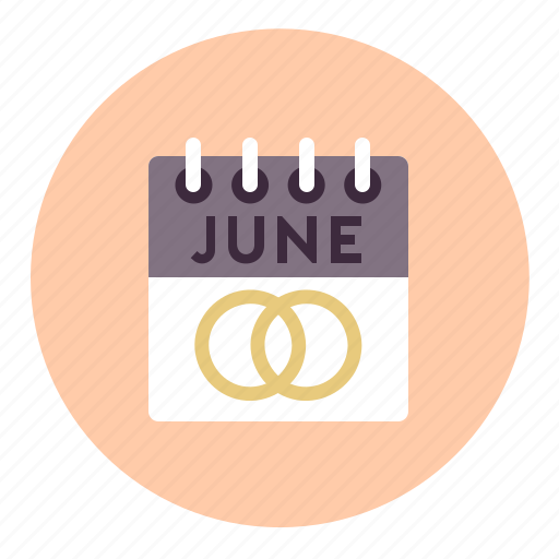 Calendar, date, love, marriage, ring, romance, wedding icon - Download on Iconfinder