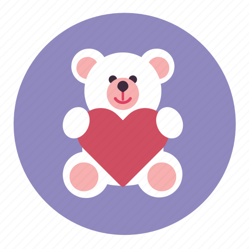 Bear, heart, love, sweet, teddy, teddybear, wedding icon - Download on Iconfinder