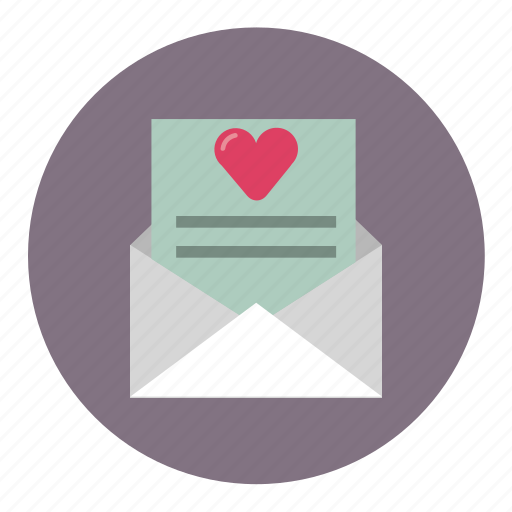 Envelope, heart, invitation, letter, love, message, wedding icon - Download on Iconfinder