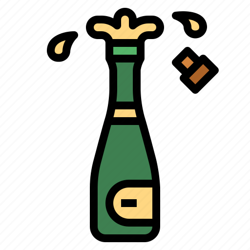 Champagne, drink, glasses, hand icon - Download on Iconfinder
