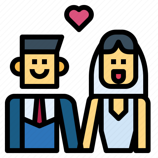 And, bride, couple, groom, marriage, wedding icon - Download on Iconfinder
