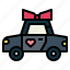 car, vehicle, wedding 