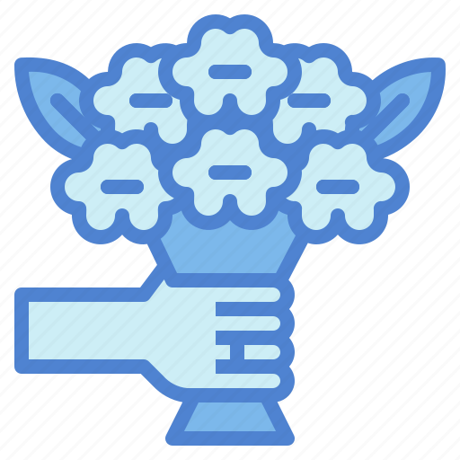 Flowers, hand, hold, wedding icon - Download on Iconfinder
