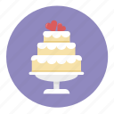 cake, dessert, food, meal, sweet, treat, wedding