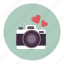 camera, heart, love, photo, photography, romance, wedding 