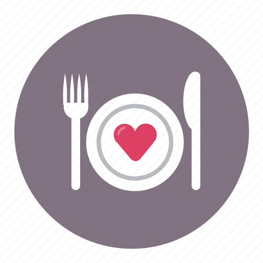 Cutlery, dinner, food, love, lunch, meal, wedding icon - Download on Iconfinder