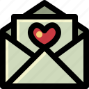 heart, letter, love, mail, message, romance, wedding