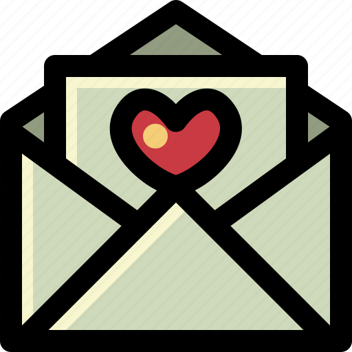 Heart, letter, love, mail, message, romance, wedding icon - Download on Iconfinder