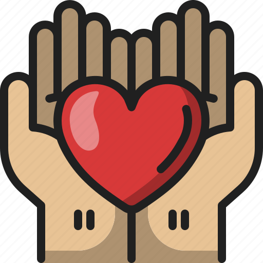 Hand, give, care, heart, love, romance icon - Download on Iconfinder