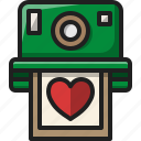 polaroid, camera, photography, photo, picture, love