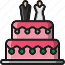 wedding, cake, dessert, sweet, event, ceremony, celebrate