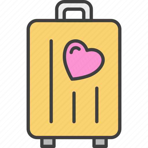 Luggage, travel, vacancy, honeymoon, baggage icon - Download on Iconfinder