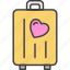 luggage, travel, vacancy, honeymoon, baggage 