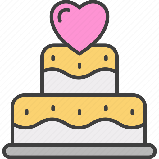 Wedding cake, foods, bakery, cook, baker, dessert icon - Download on Iconfinder