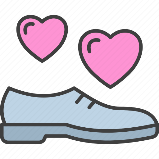 Man, shoe, hearts icon - Download on Iconfinder