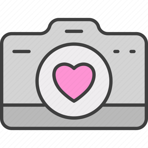 Camera, love, wedding camera, digital camera, heart icon - Download on Iconfinder