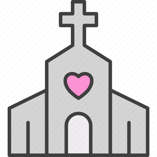 Church, wedding, religions, marriage, valentines day icon - Download on Iconfinder