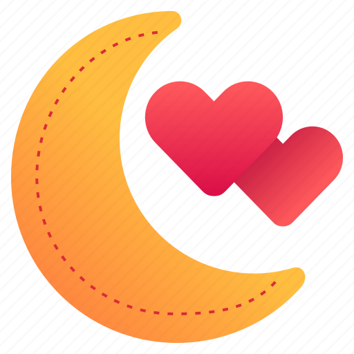 Honeymoon, couple, moon, night, love icon - Download on Iconfinder