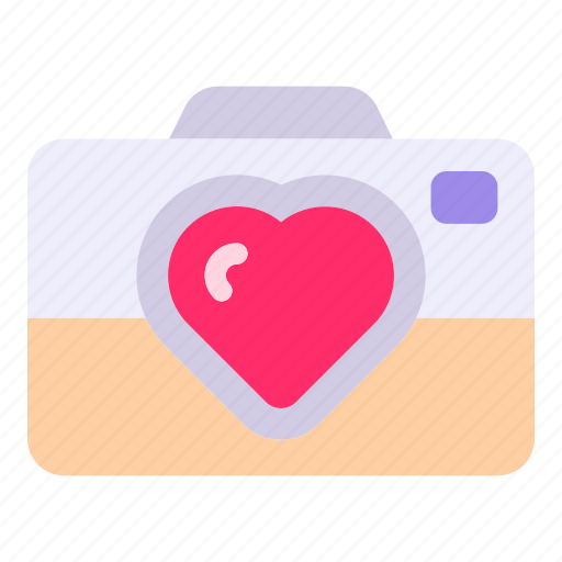 Camera, love, heart, wedding, photography, marriage, romantic icon - Download on Iconfinder