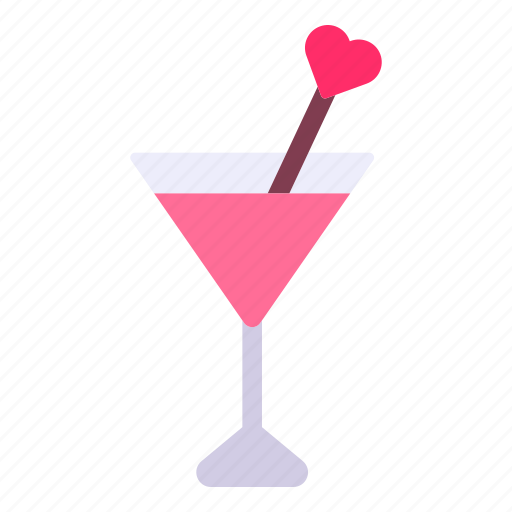 Cocktail, love, beverage, heart, wedding, celebration, party icon - Download on Iconfinder