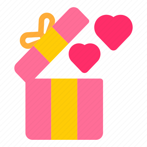 Gift, box present, surprise, ribbon, package, wedding, love icon - Download on Iconfinder