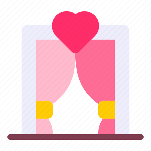 Wedding, arch, romantic, love, heart, decoration, marriage icon - Download on Iconfinder