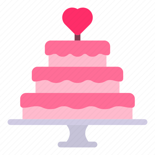 Wedding, cake, love, marriage, decoration, reception, tiered icon - Download on Iconfinder