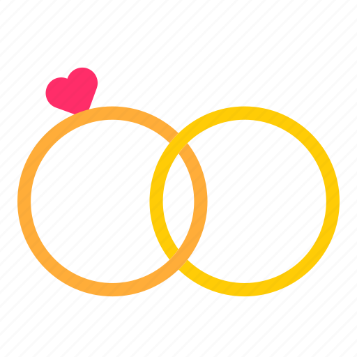 Love, heart, marriage, pair, jewel, engagement, wedding ring icon - Download on Iconfinder