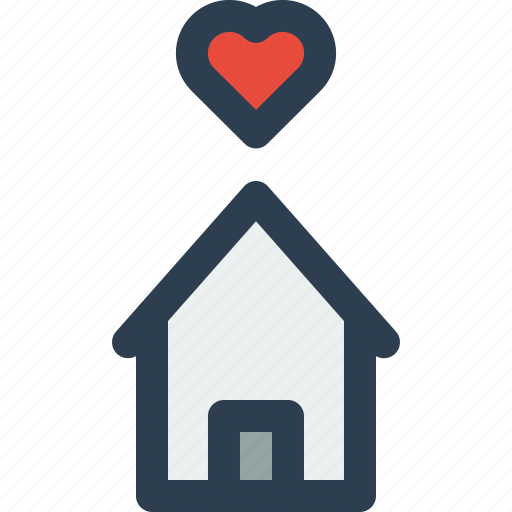 House, love, romance icon - Download on Iconfinder