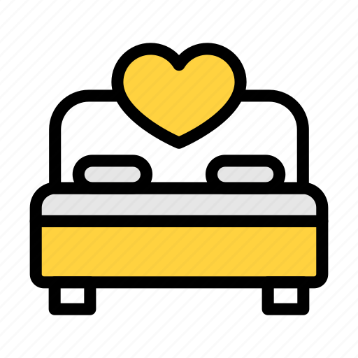 Bed, love, couple, wedding, marriage icon - Download on Iconfinder