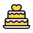 cake, wedding, party, birthday, sweets
