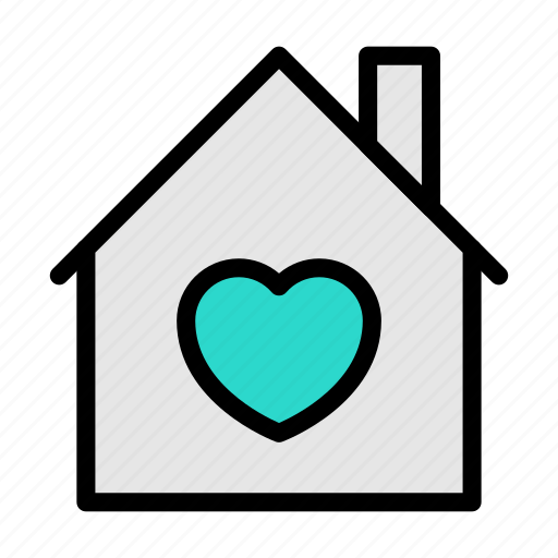 House, love, wedding, home, heart icon - Download on Iconfinder