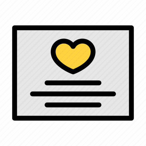 Love, letter, invitation, marriage, card icon - Download on Iconfinder