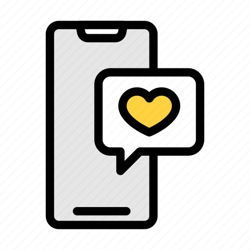 Mobile, love, message, phone, favorite icon - Download on Iconfinder