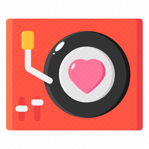 Dj, mixer, music, player, vinyl, love icon - Download on Iconfinder