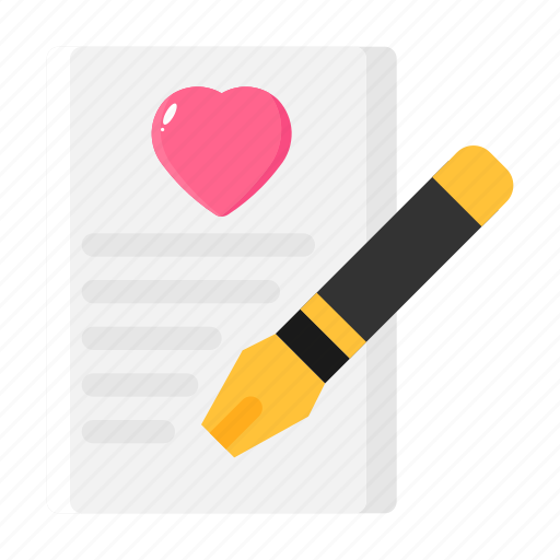 Wedding, contract, love, letter, paper icon - Download on Iconfinder