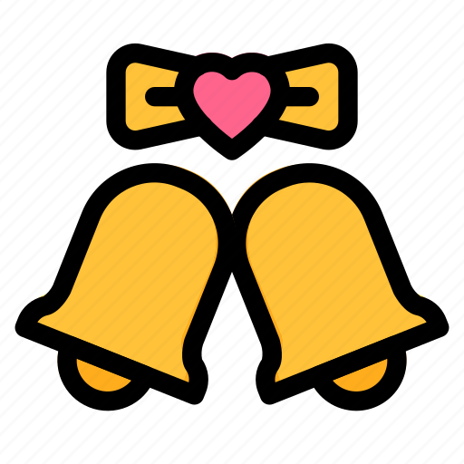 Bell, wedding, marriage, love, bells icon - Download on Iconfinder
