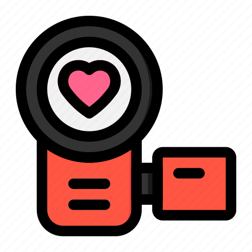 Camcorder, recording, wedding, video, camera, love icon - Download on Iconfinder