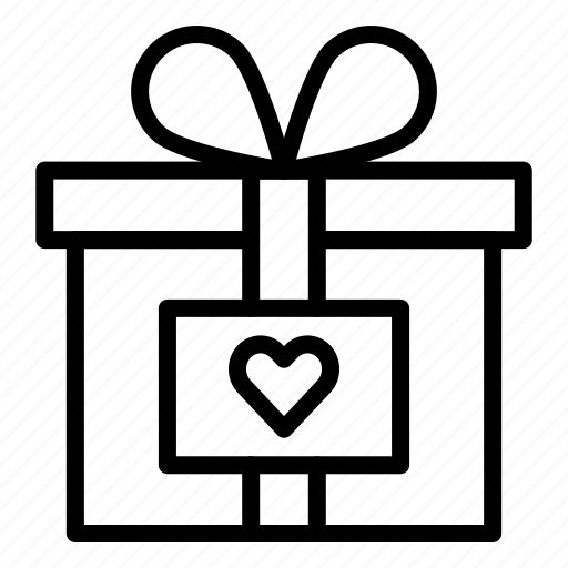 Gift box, box, heart, gift icon - Download on Iconfinder
