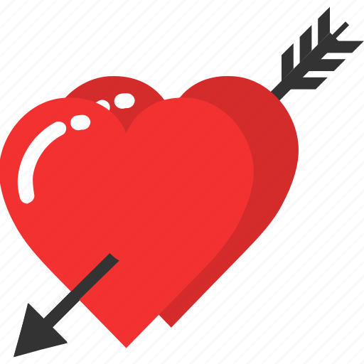 Arrow, cupid, heart, love, romantic, valentine, wedding icon - Download on Iconfinder