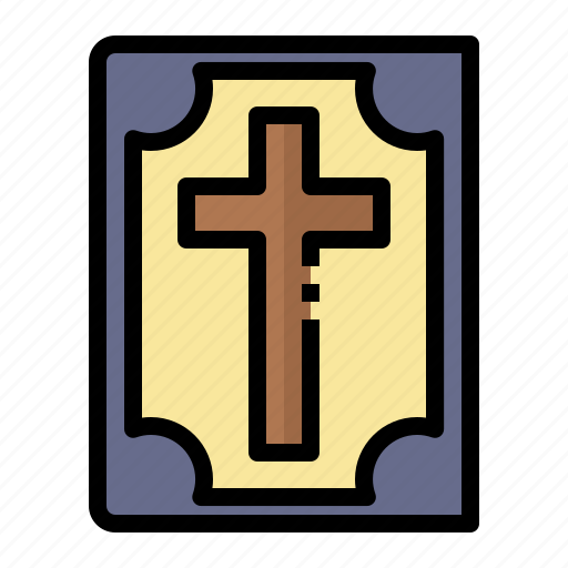 Bible, christ, religion, book, cross icon - Download on Iconfinder