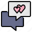 chat, love, wedding, and, romance, message 