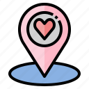 placeholder, wedding, location, address, valentine